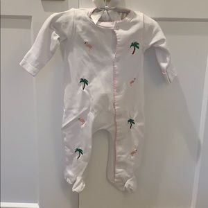 Sammy + Nat footie Girls pajama 3 months
